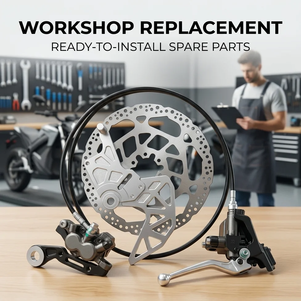 OEM Ultra Bee Aluminum Alloy Rear Brake Kit Compatible With Talaria X3 Light Bee LBX MX3 MX4 79 Falcon Pro Made In China