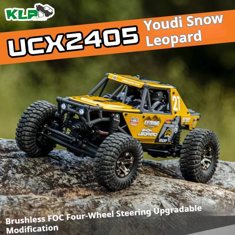 

UDIRC snow leopard UCX2405 simulation 1:24 brushless electric control four-wheel drive RC remote control climbing off-road