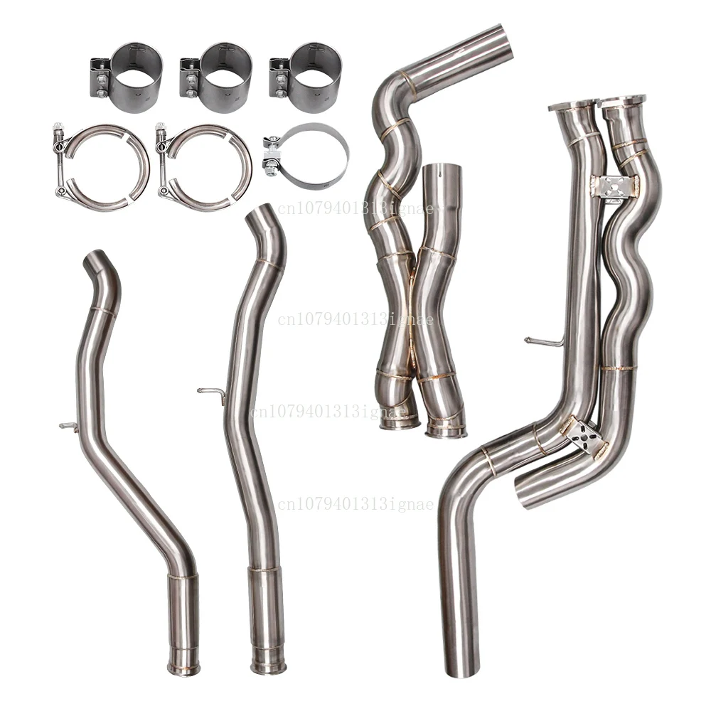 For  S55 F82 F83 M4 F80 M3 Midpipe Exhaust System Resonated S55 Equal Length MidPipe Exhaust (2014-2020)