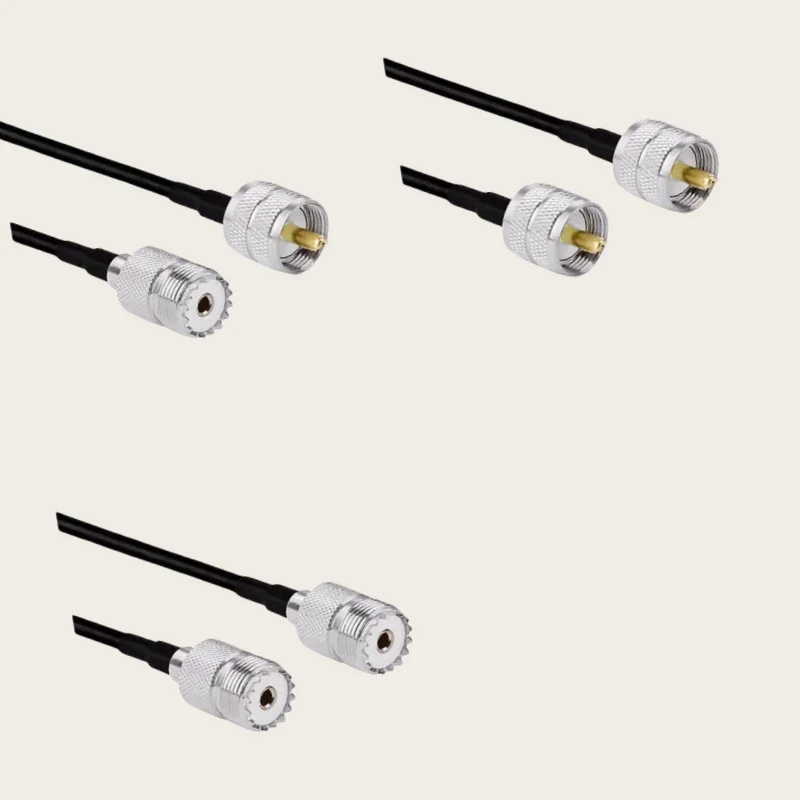 LMR240 SO239 UHF to UHF Male plug & female jack Adapter LSR240 50-4 LMR-240 50 ohm RF Coaxial Cable