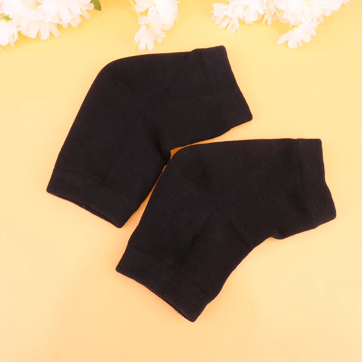 

2 Pairs Ripstop Socks Gel for Cracked Heels Anti-crack Polyester-cotton Moisturizing Ankle Foot Care