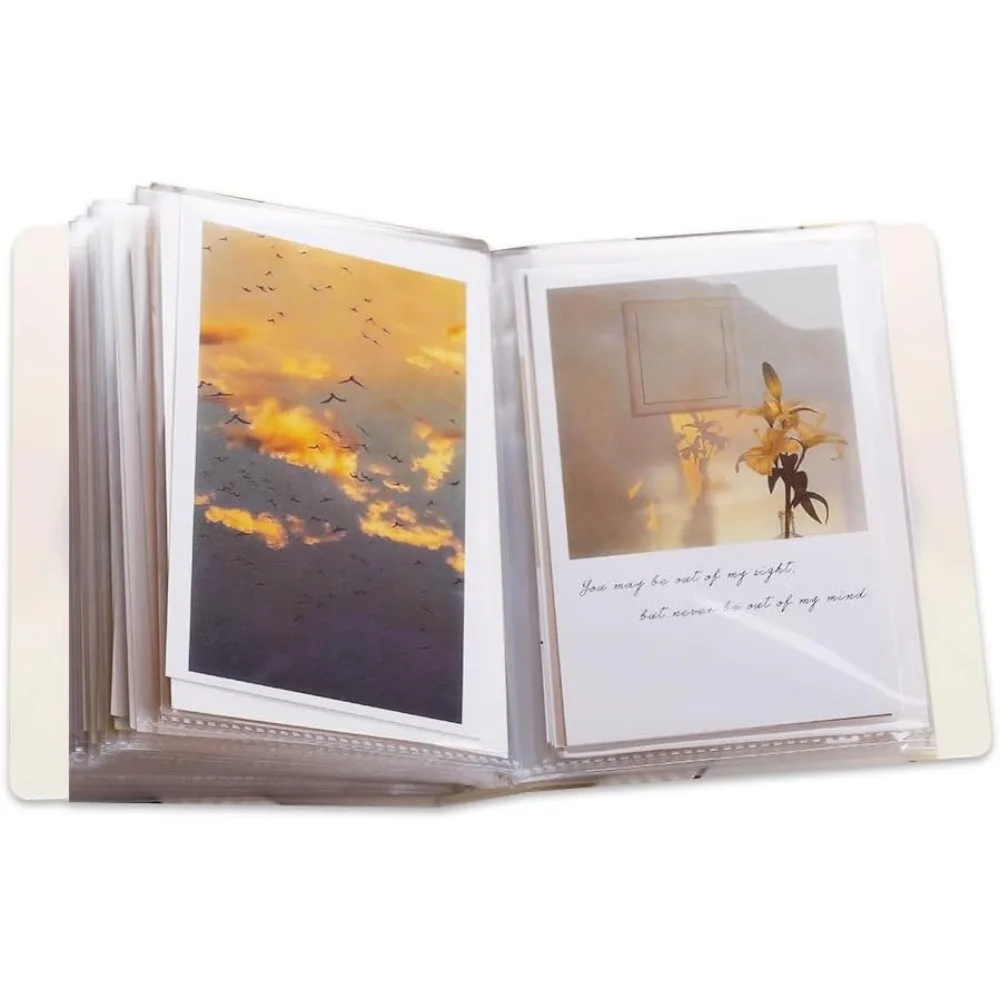 

4x6 Photo Albums Storage, Picture Book for 4x6 Photos, Clear Cover Portfolio Folder for Postcards, Art Books Card Holds for Artw