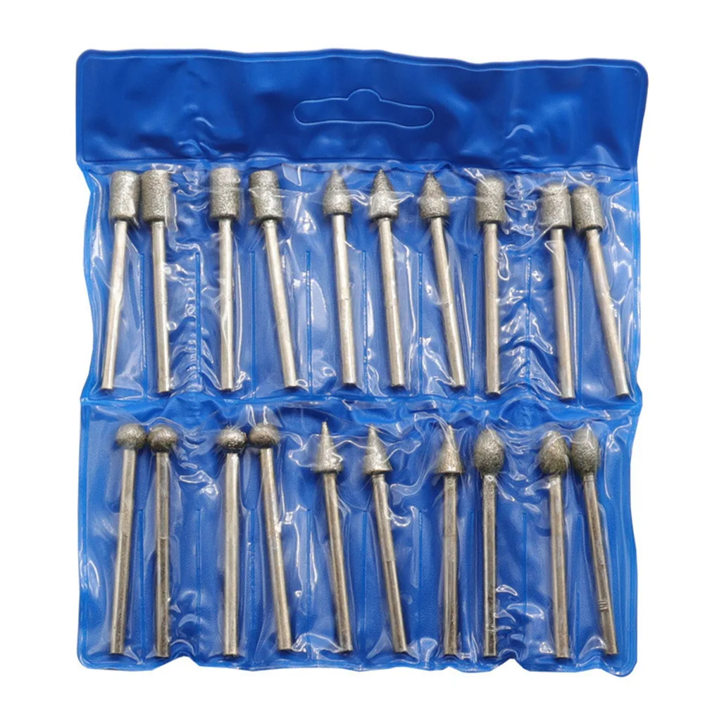 Alat Pemoles Alat Putar Ukir Set Gerinda 20 Bagian Kompatibel Dengan Alat Putar Performa Gerinda Efisien