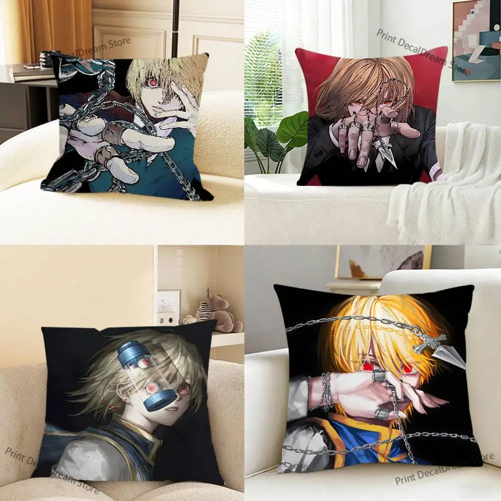 Anime Hunter K-Kurapika Pillow Case Ultra Soft Skin Friendly Fabric Cloud Like Comfort & Concealed Zipper