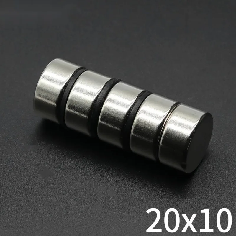 2/5/10/20 Pcs 20x10 Mm Powerful Magnets Neodymium Magnet For Fridge Small Magnets DIY Magnets For Fishing Circle Magnet