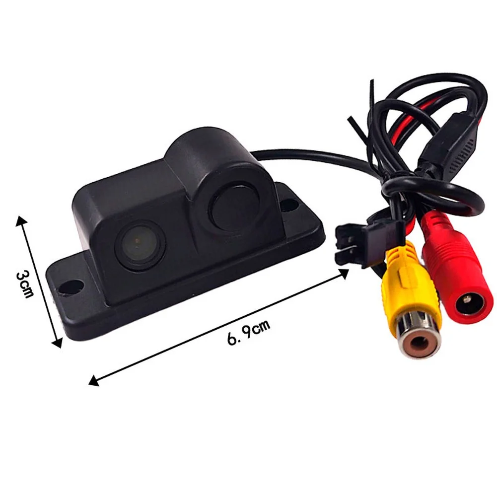 HD 170 Degree Backup Camera Reversing Camera And Parking Sensor Radar/ System Fit For All Car Models 12V Power Supply