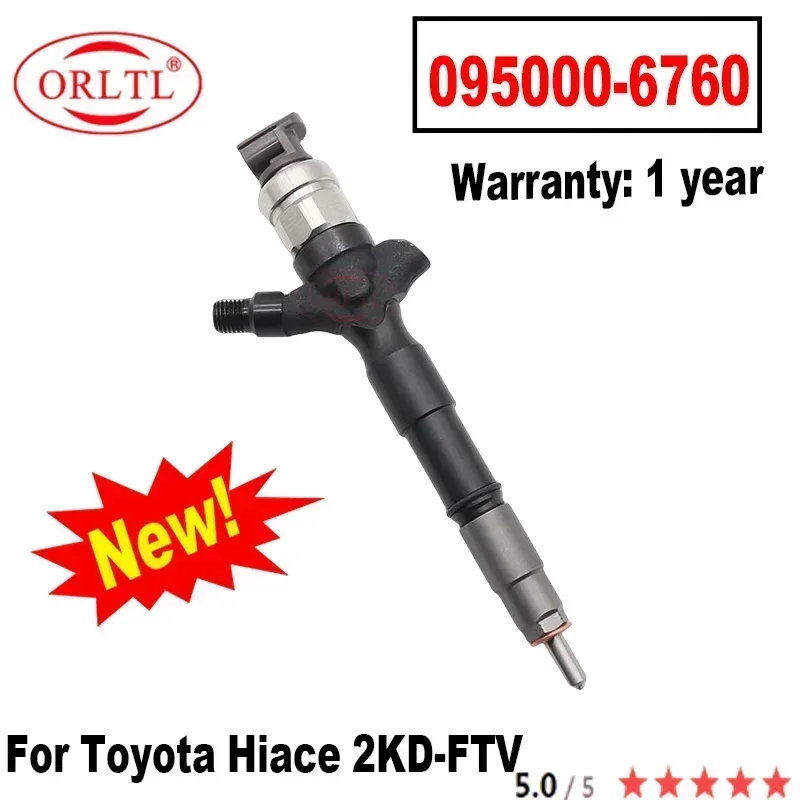 

Оригинальный топливный инжектор 6760 (0950006760, 095000-6760, OEM 23670-30140) в сборе для Toyota Hilux 2K D-FTV