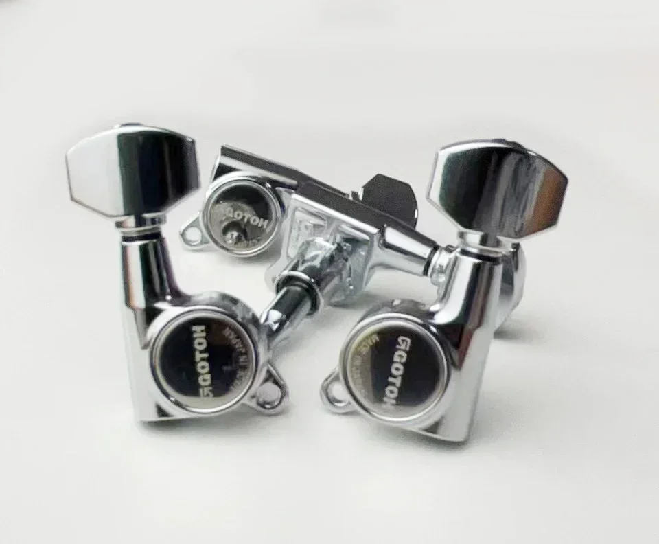 1 مجموعة 6 سلاسل الأصلي حقيقية GOTOH SG381-07 رؤساء آلة الغيتار المستقبلون- JP (المنشأ) {بدون صندوق} #1