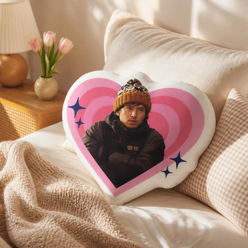 Reto Heart Bryan Residents Evils Funny Pillow Cushion Irregular Stuffed Throw Pillow Home Decor Gift Sofa Bed