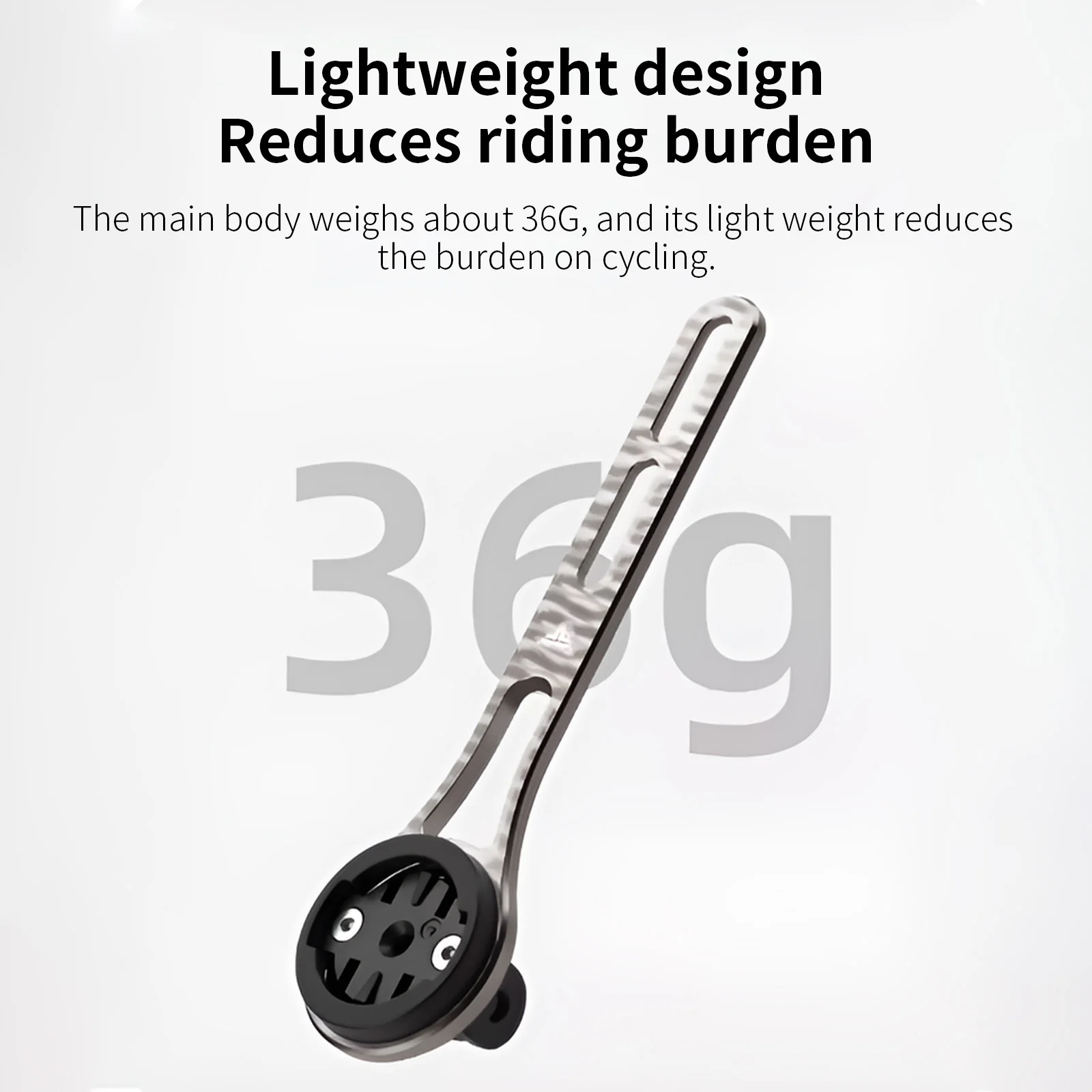 TOSUOD Titanium Alloy Integrated Handlebar Bike Computer Extender Mount Road Bike & MTB Universal Speedometer Extension Bracket