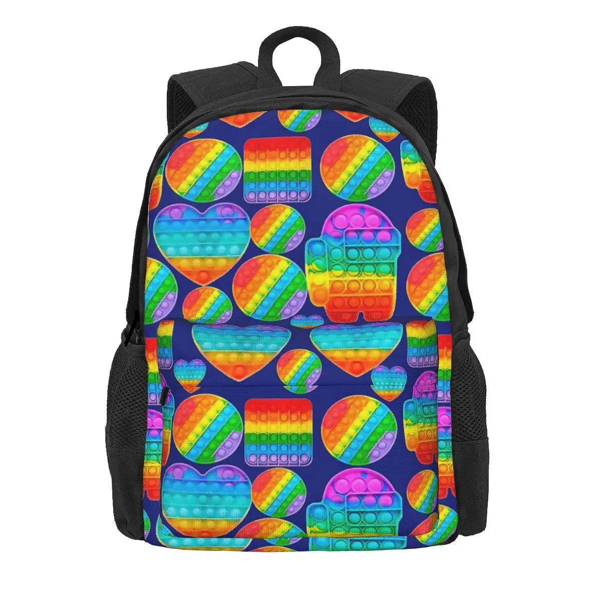 Popit Anti-Stress System Backpacks Boys Girls Bookbag Children School Bags Cartoon Laptop Rucksack Shoulder Bag Large Capacity