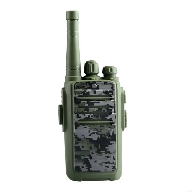 Y88D 2PCS Electric Walkie Talkie Toy para Camuflagem Camuflagem Camuflagem Too Comunicação Handheld Intercom Para aventura