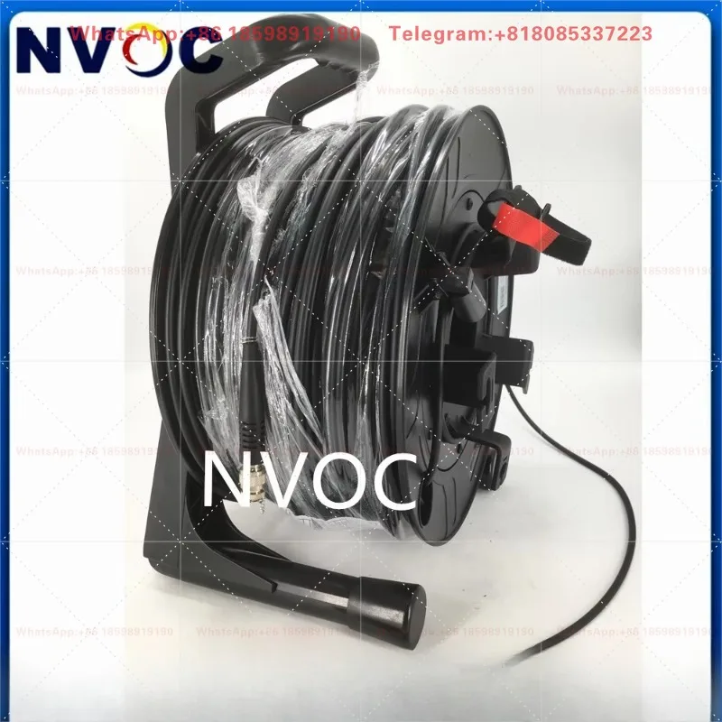 12 Core G657A1 Mini TPU Armored Cable 7.0mm 200M Round ODC-MPO Male to ODC-MPO Patch Cord With PCD380 Reel