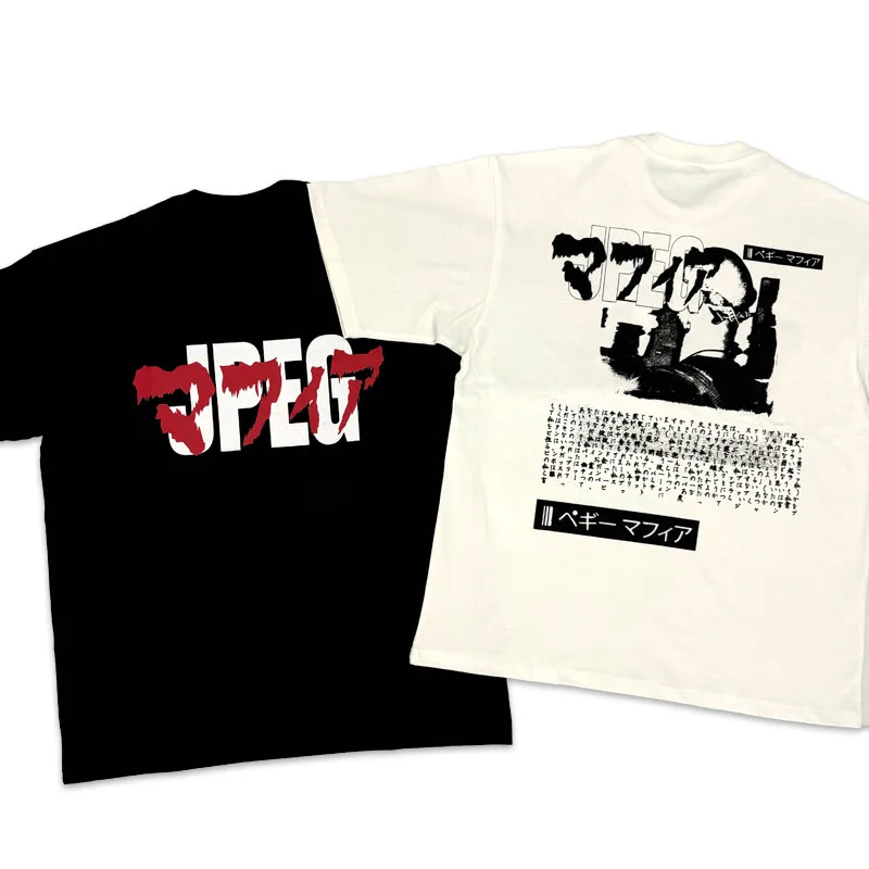 

Jpegmafia Akira Tee JPEG Printed Album Peripheral Limited Short-sleeved Tee - High-end Luxury Is for Both Men and Women Top Y2k