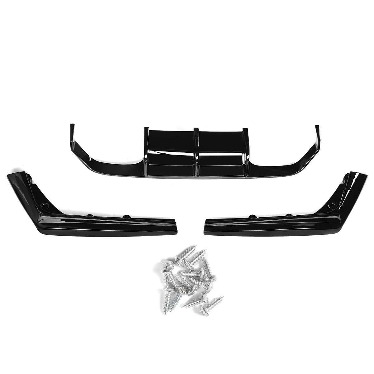 Detachable Car Rear Bumper Splitter Lip Spoiler Bumper Diffuser For BMW F80 M3 F82 M4 2015-2020 Rear Lip Bumper Protector