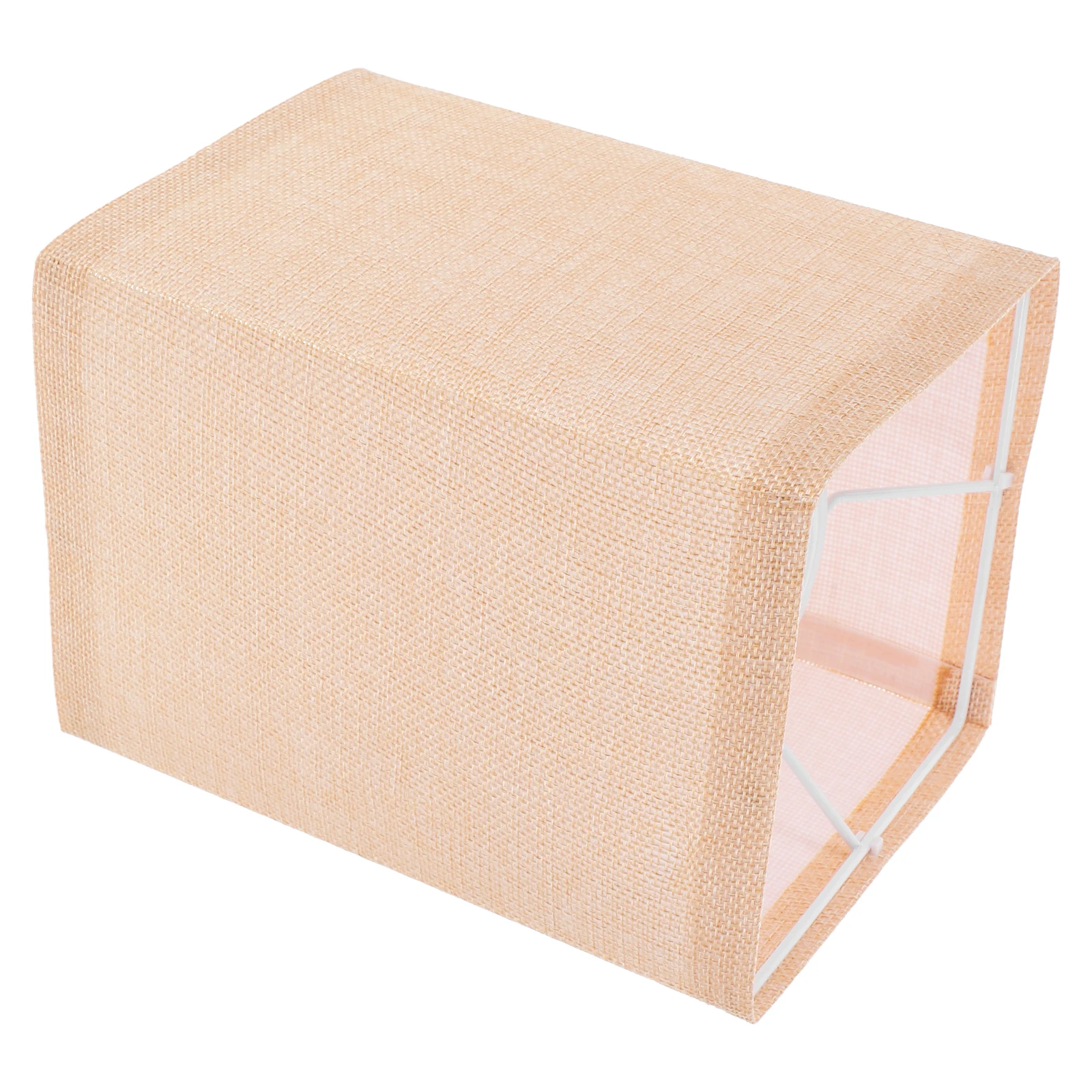 

Square Fabric Lampshade Small Gold Drum Table Floor Shades Desktop Linen Cloth Light Covers Bedside Square Table Rectangular