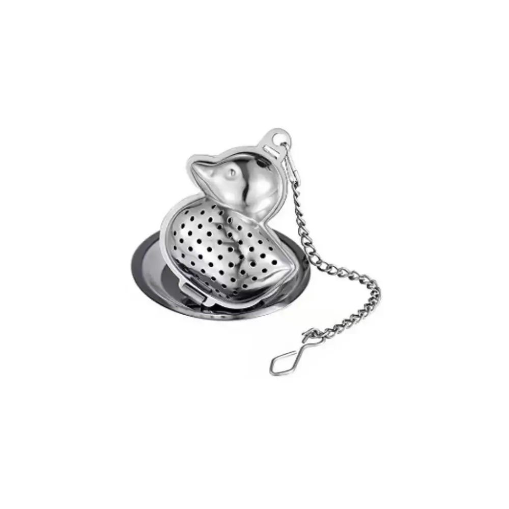 Stainless Steel 1PC Reusable Non-rust Tea Accessories with Base Coffee Filter Tea Infuser Herbal Spice Filter Spice Strainer