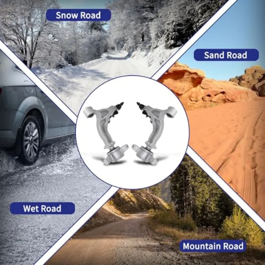 Brazo de control inferior delantero con casquillo de rótula LH RH reemplazo del conjunto lateral para 201415 1722 Infiniti Q60 1417 QX50 1422 Q50 20