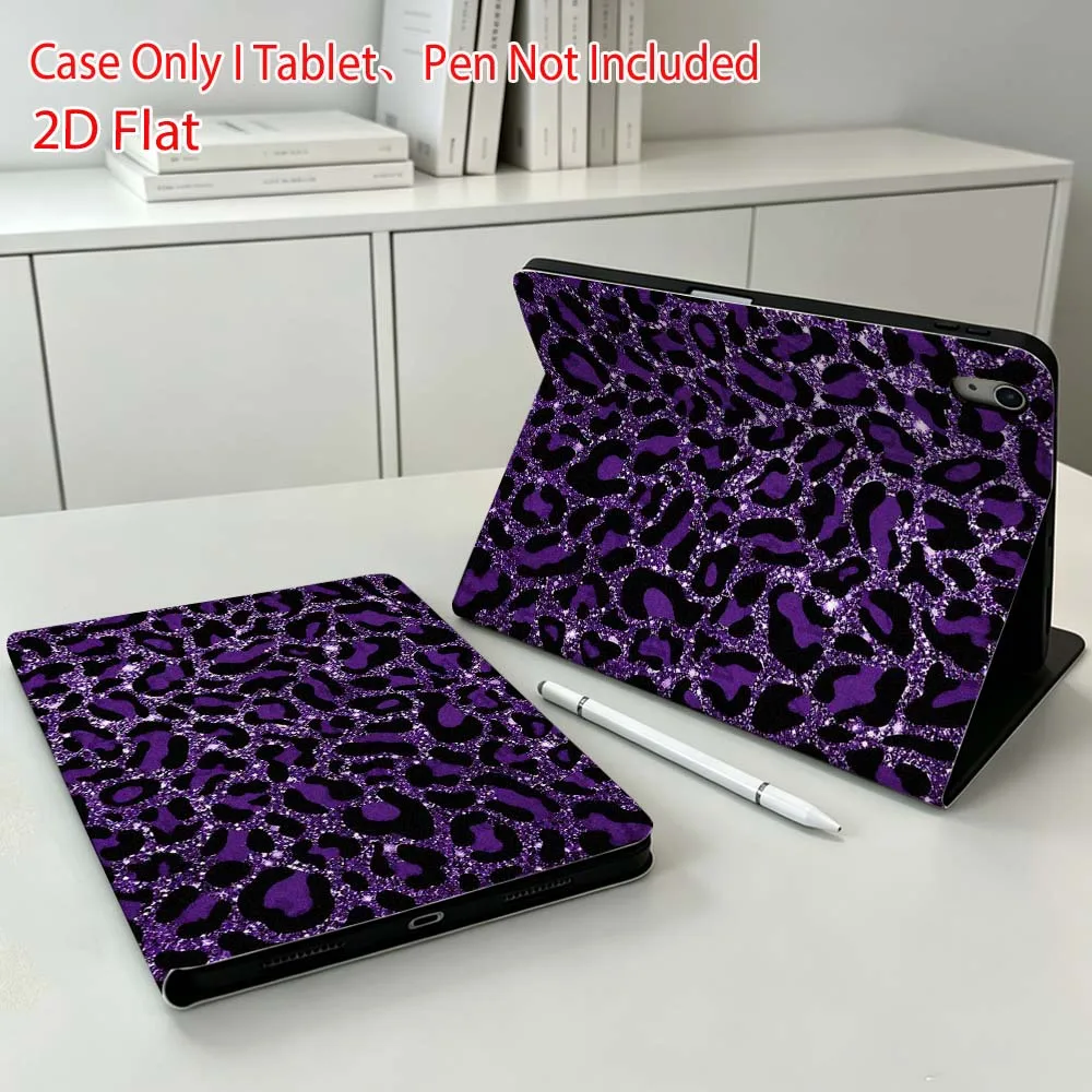 Purple Polka Dot Pattern Soft For Apple iPad Pro Mini A16 A17 A14 4 5 6 7 6th 12th 9Gen 12.9 11 13 M4 inch Tablet Case