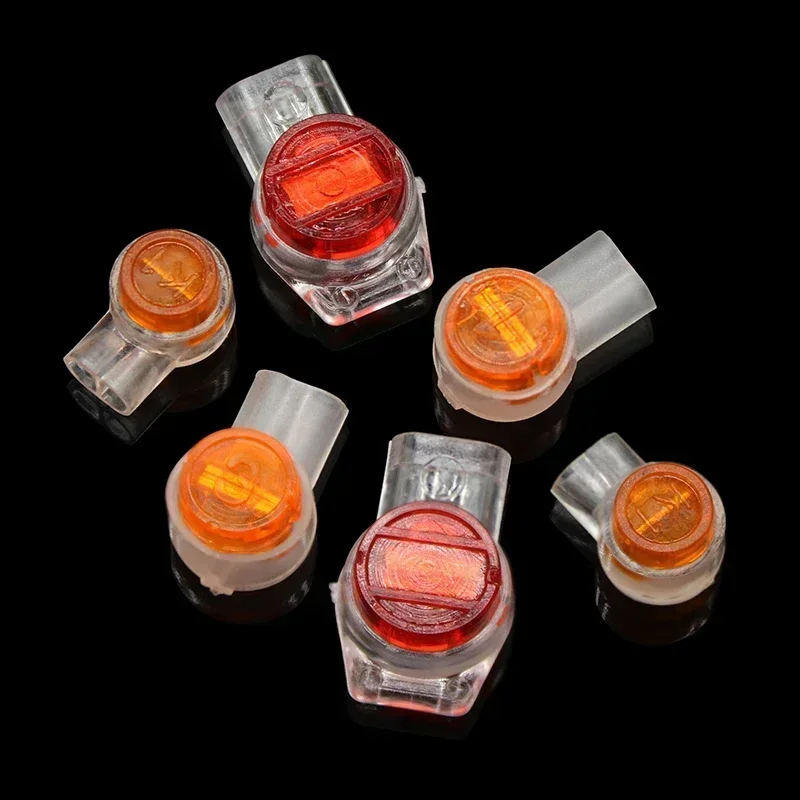 UY Scotchlock Connector Lock Joint K1 K2 K3 Waterproof Wire Splice Network Cable Telephone Signal Line Terminal 30/50/100pcs