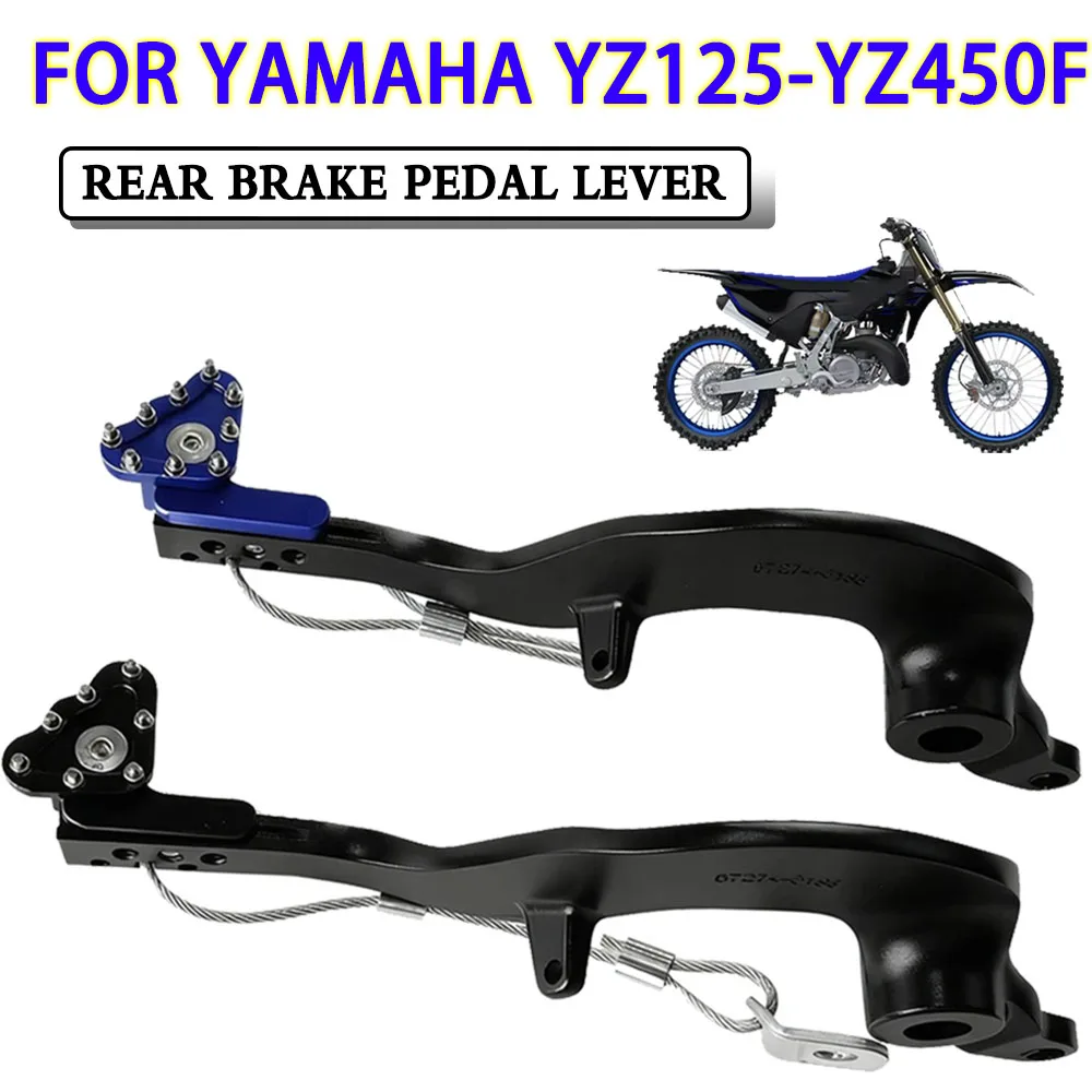 For Yamaha YZ125 YZ250 YZ 125 250 YZ 125X 250X 125G 250F 450F WR250F WR450F Motorcycle Adjustable Forged Rear Brake Pedal Lever