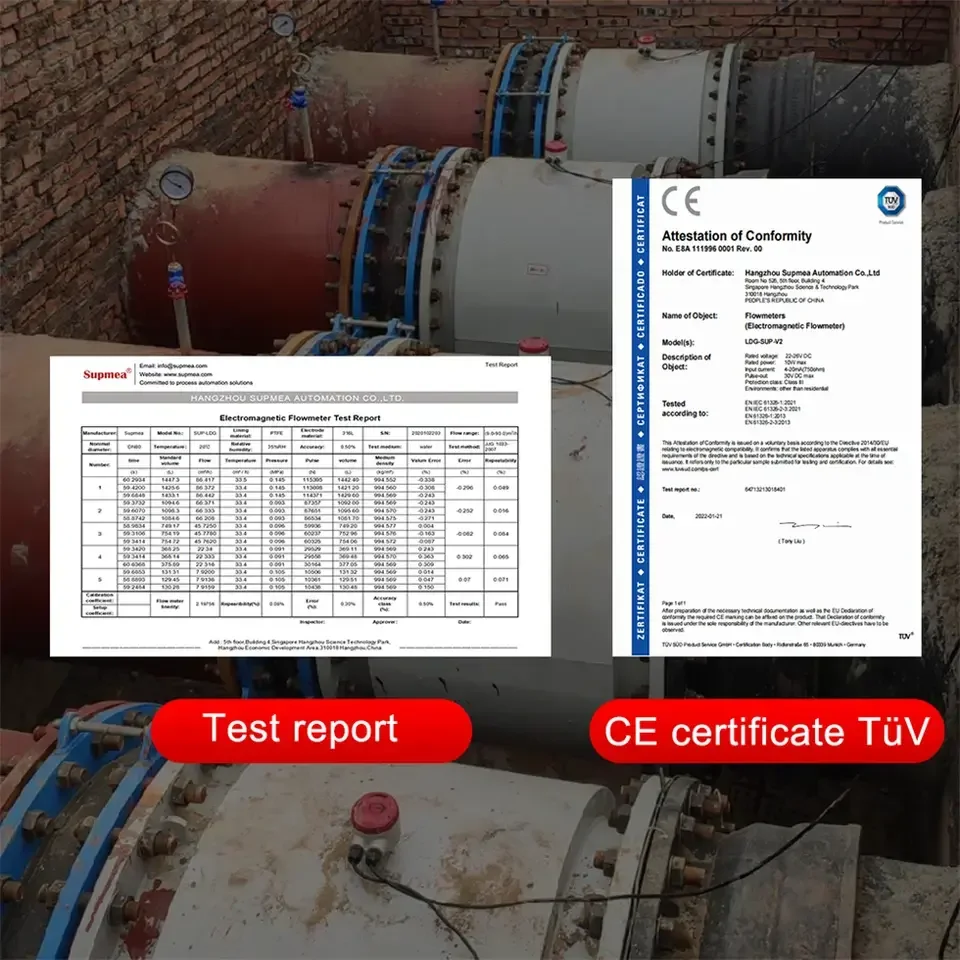 Ce Certification Electromagnetic Flow Meter With Data Logger Cement Sand Flowmeter Mag LDG-MIK