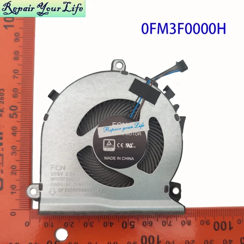 Imagen 2 del producto Ventilador de refrigeración de CPU para portátil HP Pavilion Gaming 15-EC 15T-EC 15Z-EC 16-A 16T-A TPN-Q284 Q229 L72702-001 L77560-001 OFM3F0000H