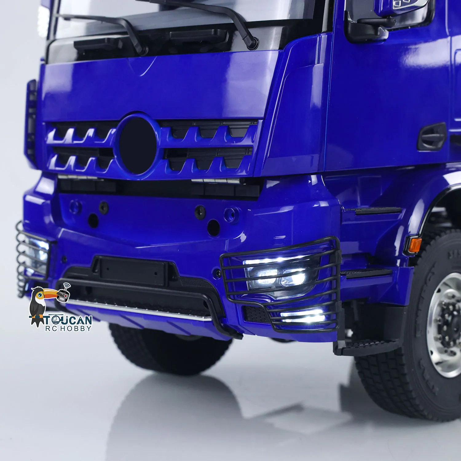 ألعاب الأسهم الأمريكية 1:14 RC شاحنة جرار B3363 RTR هيكل معدني للسيارة عن بعد بدون قفل المحاور التفاضلية 2 سرعة علبة التروس 6WD شاحنة الأولاد #2