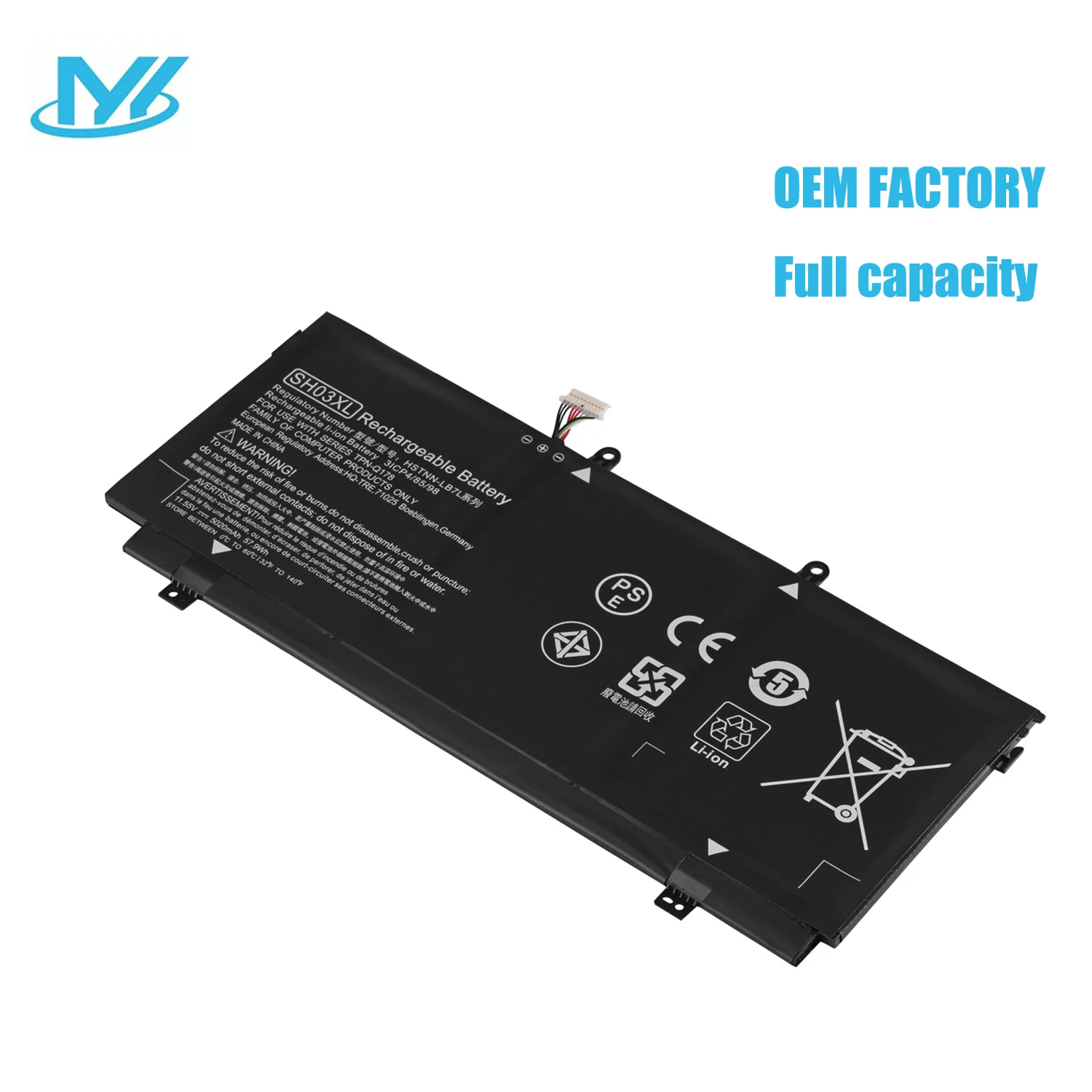 Brand New Laptop Battery SH03XL for HP Spectre X360 13-AC033DX 859356-855 TPN-Q178 HSTNN-LB7L