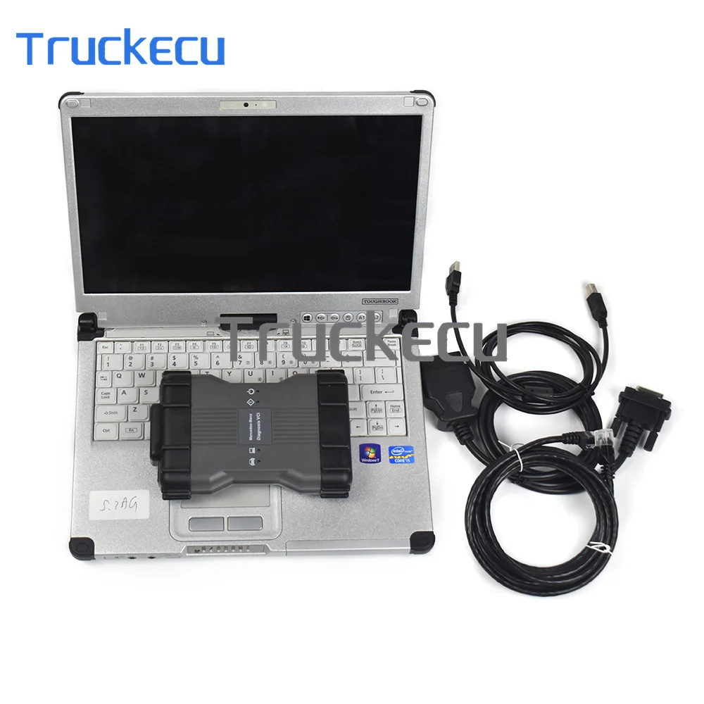 CF C2 laptop+MB STAR C6 Multiplexer wifi DOIP for Benz mb SD Connect C6 xentry das wis epc VXDIAG c6 truck diagnostic tool