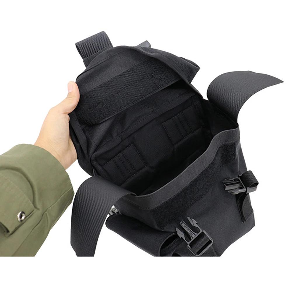 Tactical Protective Mask Bag, Multifunctional Thigh Practical Storage Bag, Suitable For Outdoor Hunting
