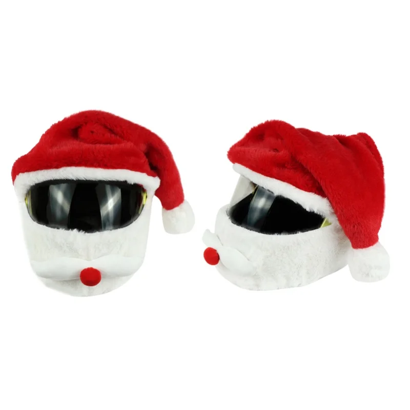 

Motorcycle Helmet Cover Cartoon Style Windproof Soft PP Cotton Elastic Cute Helmet Cover For Outdoor Riding Red