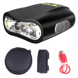 Luz de visera impermeable IPX4, 2 modos de iluminación, Sensor de movimiento, Clip en la tapa, luz Ultra brillante, Mini Clip de tapa, luces de visualización de energía