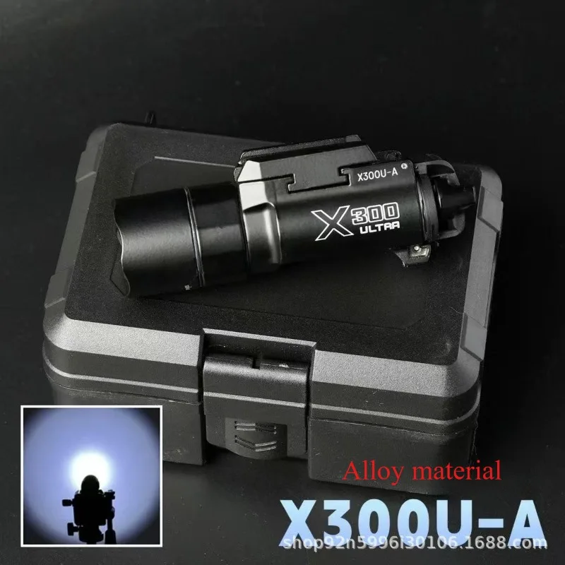Fashionable Compact X300 Torch Bright Strobe Light Adjustable Rail Decor Assembly