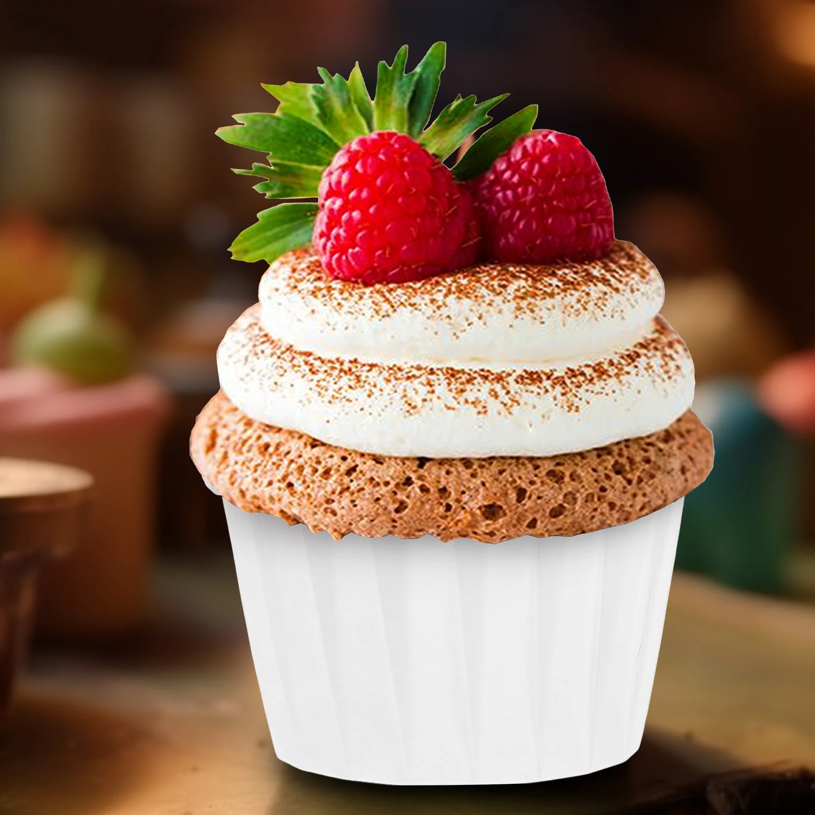 

Cake Coffee Color Cartoon Print Rolled Edge Home Baking Nonstick Paper Mold Cupcake Liners Baking Cups Treat Cups Mini Molds
