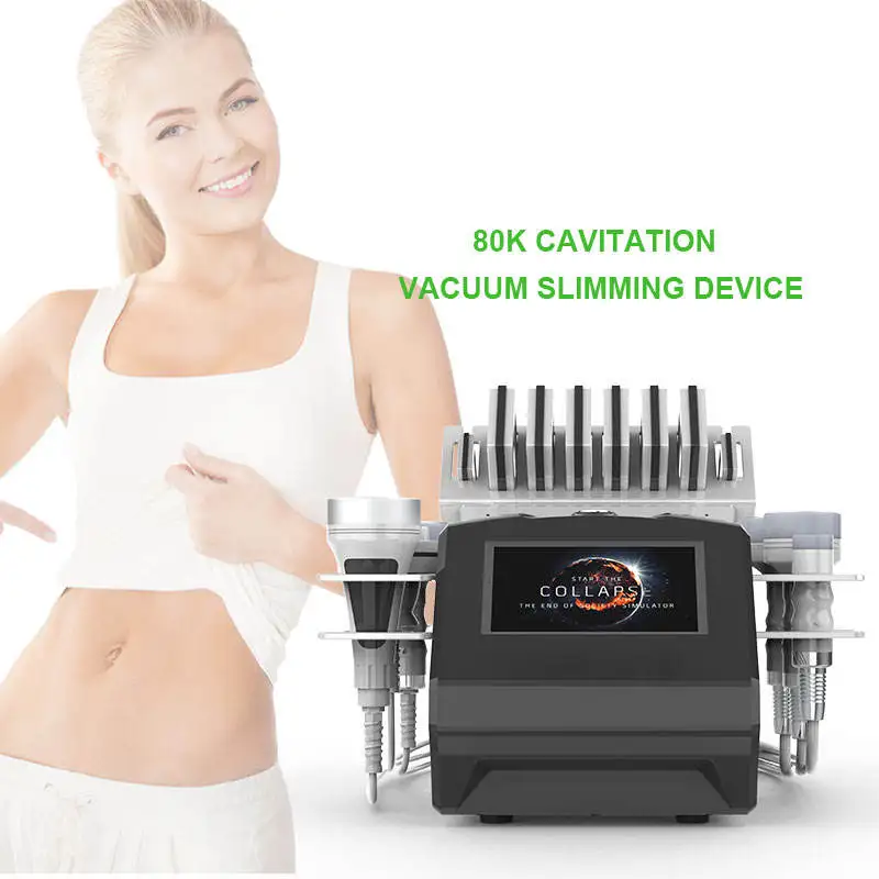 

7 in 1 Vacuum Cavitation System Type Weight Loss Beauty Equipment 80k Ultrasonic Slimming Rf Machine Body Shaping Fat Burning