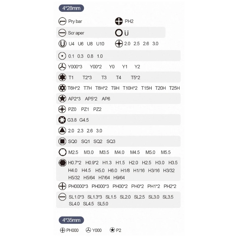 130 in 1 정밀 드라이버 세트 드라이버 비트 세트 미니 드라이버 세트 드롭 배송