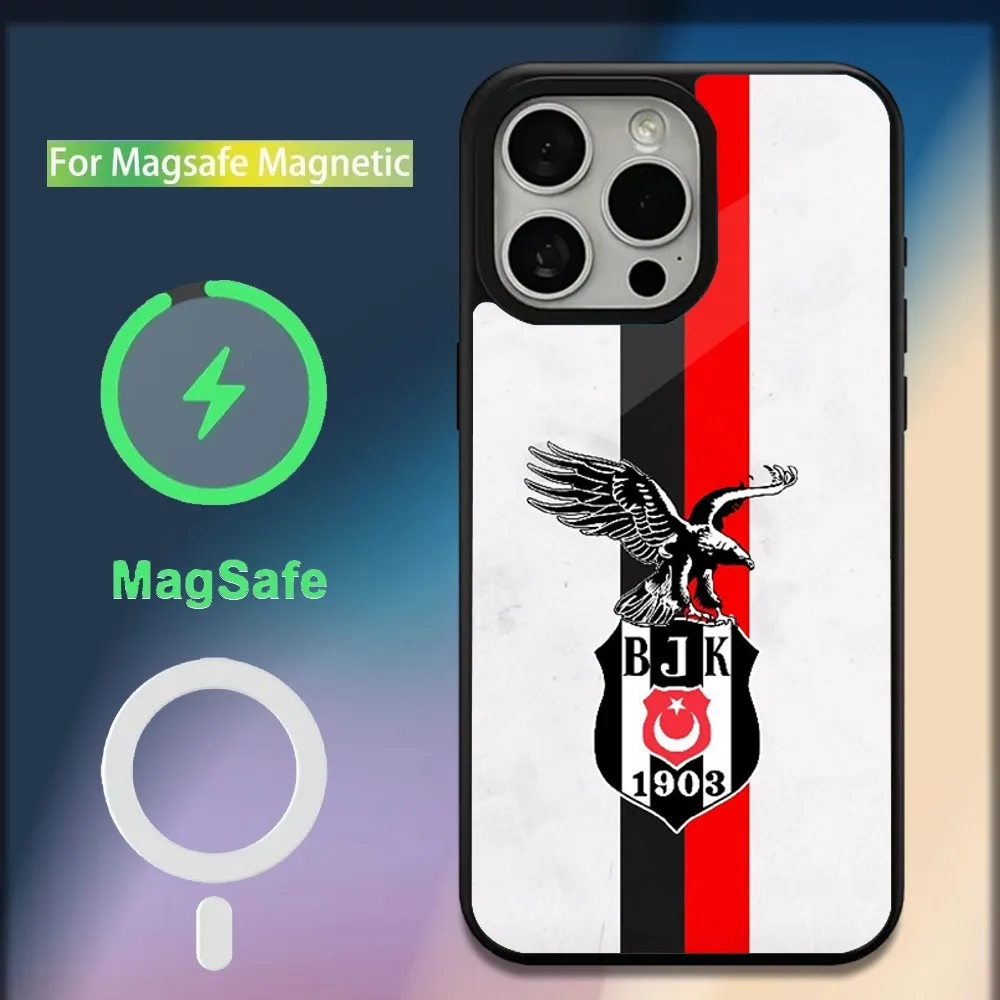 Fashion Besiktas BJK Phone Case For iPhone 16,15,14,13,12,11,Plus,Pro,Max,Mini Magsafe Magnetic Wireless Charging