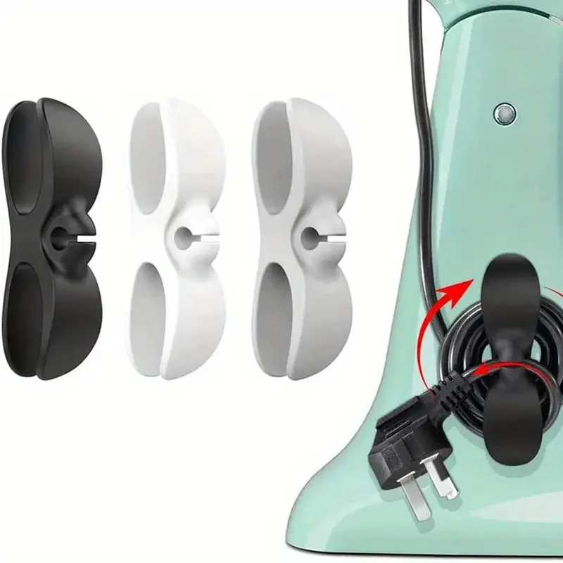 Cable Management Clips 6-Pack, Universal Fit for Kitchen Appliances to Secure Cords, Practical Design