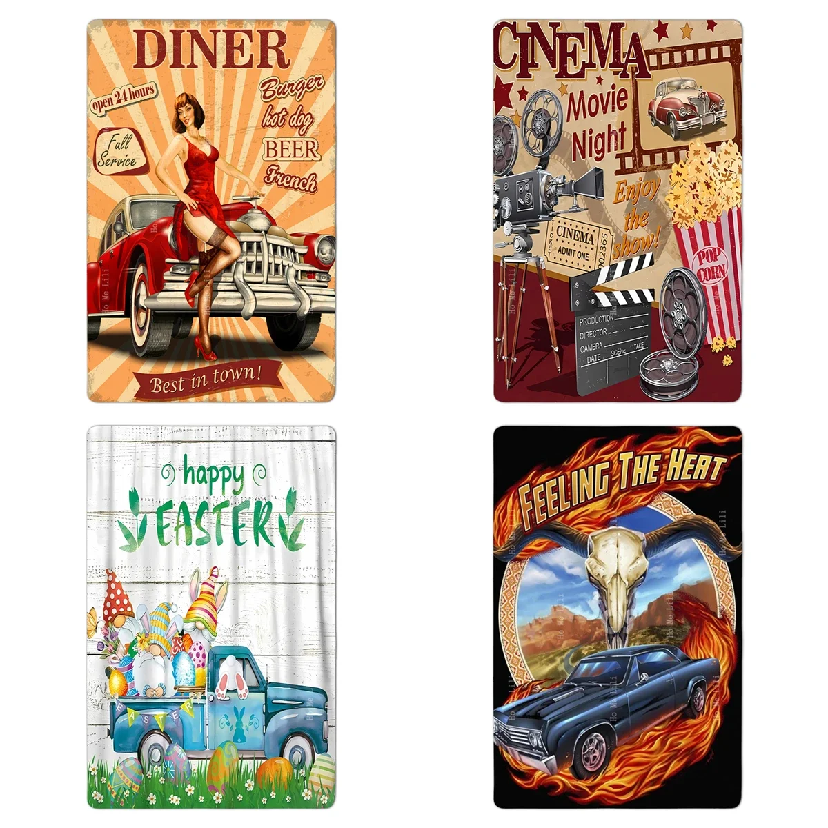 Old Fashion Truck Beauty Classic Car And Vintage Movie Poster Non Slip Flannel Floor Rugs By Ho Me Lili