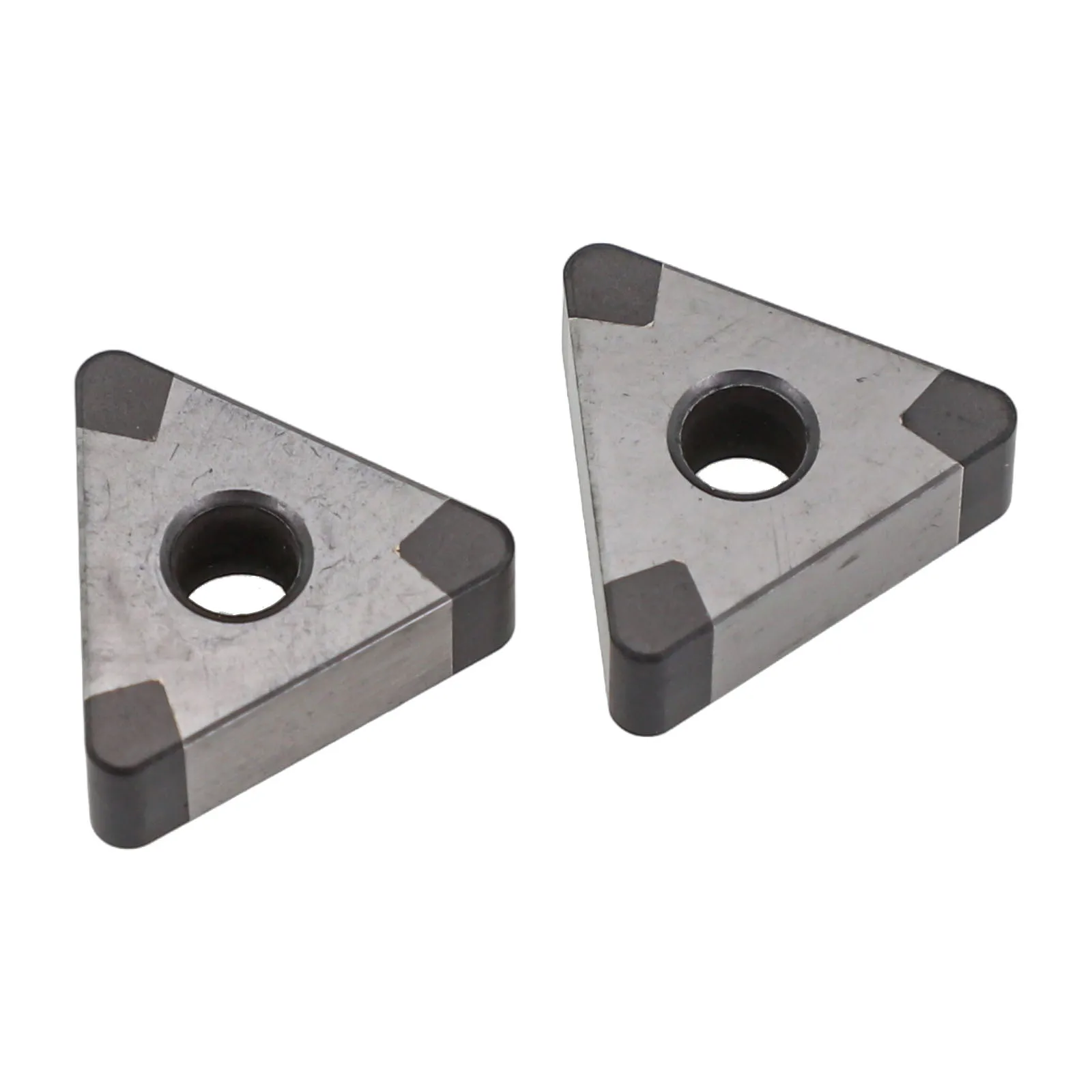 

TNMG160412 CBN Carbide Insert Set of 2 with Boron Nitride for Lathe Use on Steel Cast Iron and Difficult to Machine Materials