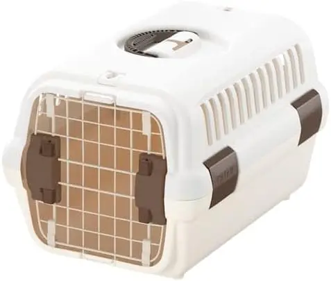 

Переноска для животных USA - Pet Travel Carrier Small (80027) (белая и бежевая)