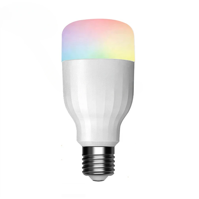 Лампа Регулируемая яркость 950 лм Mi LED Smart Bulb Essential Белый цвет E27 светодиодные фары RGB лампы