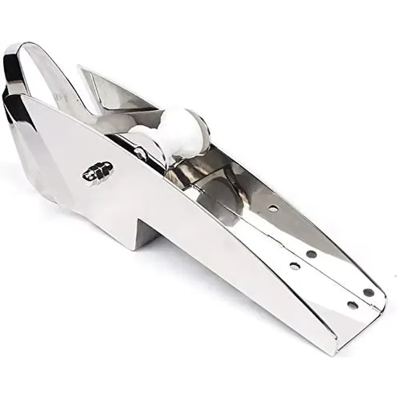 Precision Casting Hinged Self Launching Bow Anchor Roller Pivoting Dual Roller Marine Boat Yacht Fishing Deck Hardware