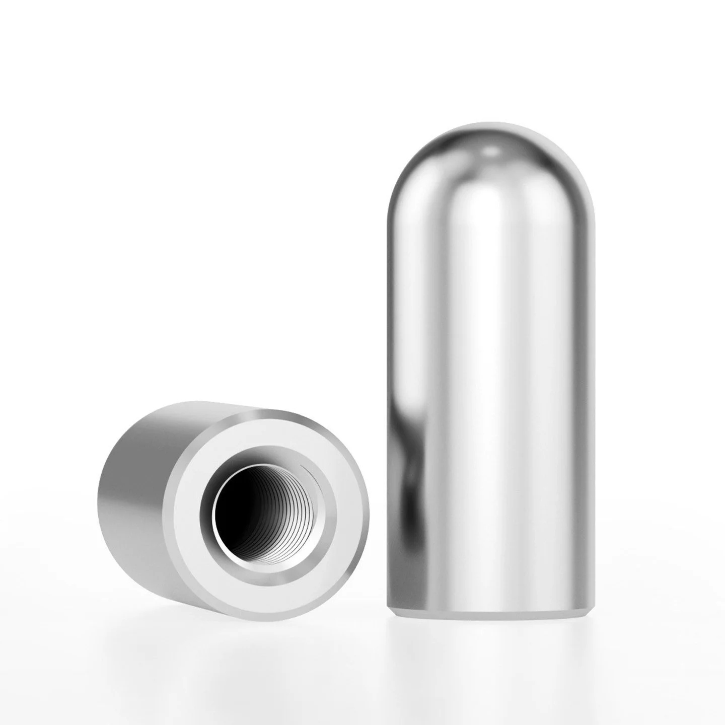 2~10Pcs 304 Stainless Steel Internal Thread Round Head Cylindrical Pin M2~M8 Thread Perforated Positioning Fastener Hollow Pins
