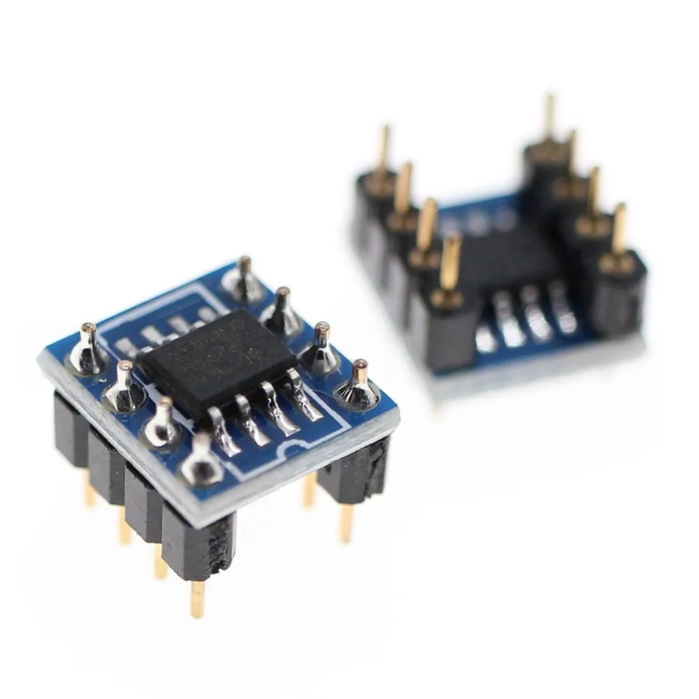 NEWA25P 3Pcs OPA627AU Dual Precision Op Amp Module Single To Dual Op Amp Adapter Module For Audio Signal Processing Upgrade