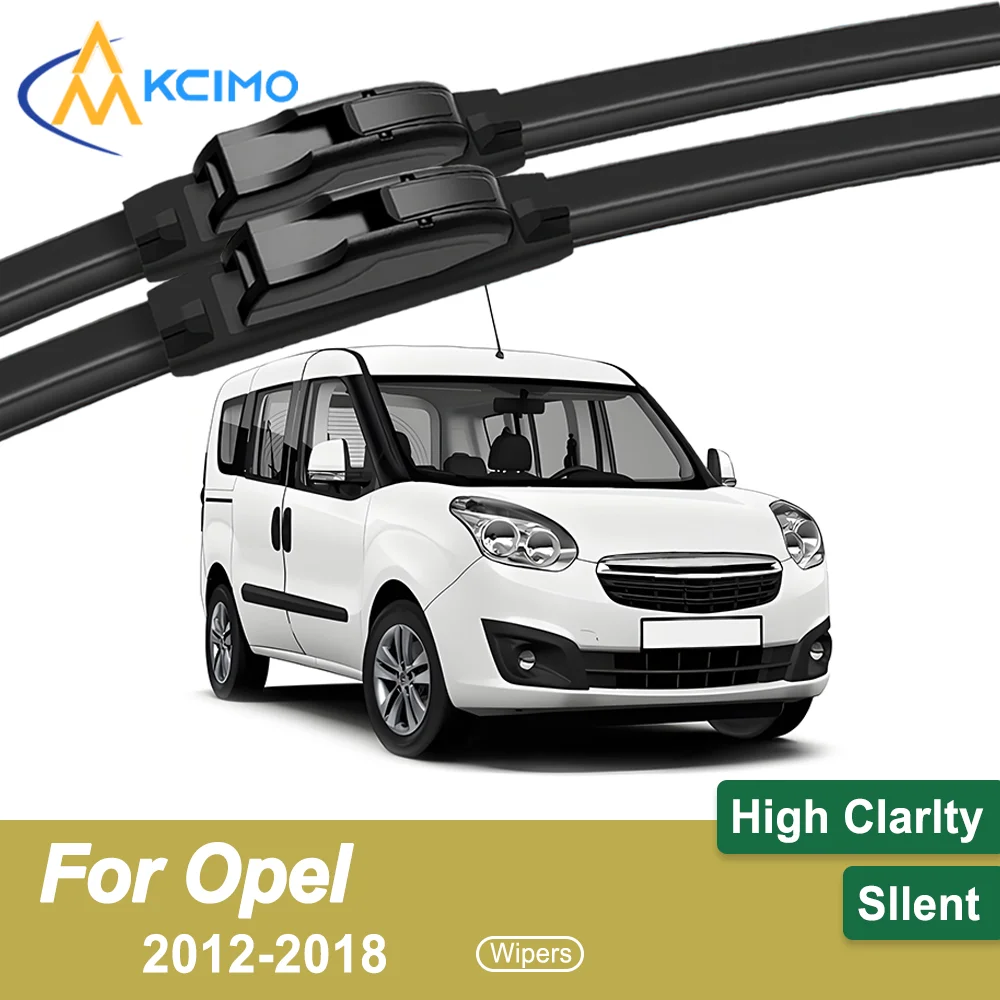 

Premium 2-Pack Windshield Wipers Compatible For Opel Combo D 2012-2018 All-Weather Durability for Safe Driving