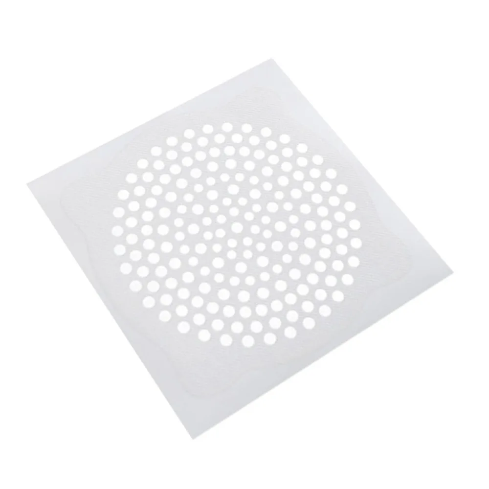 15 PCS Disposable Hair Catcher Nonwoven Fabric Stick On Drain Stopper 5.91*5.91 Inch Anti Blocking Shower Drain Catcher