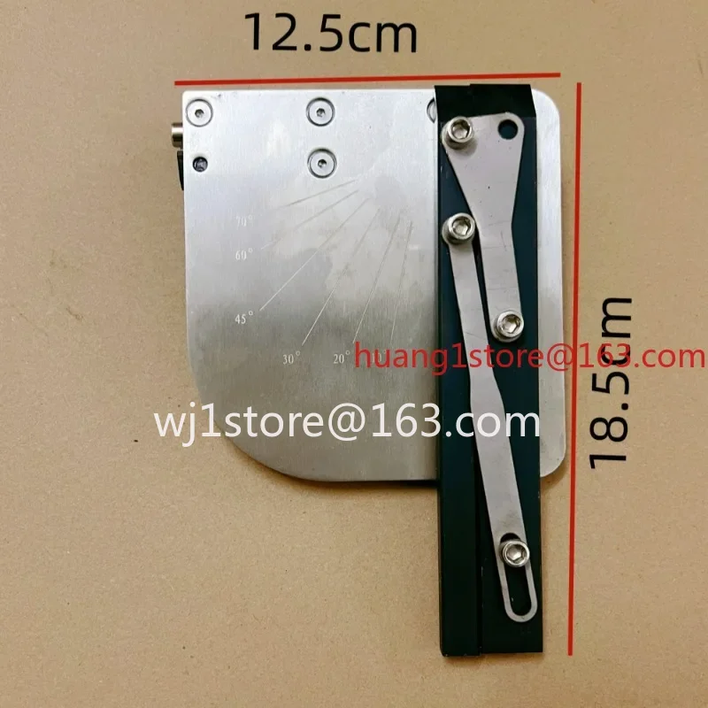 Bending machine magnetic suction front bracket, bending machine magnetic attraction angle auxiliary tool, angle positioner