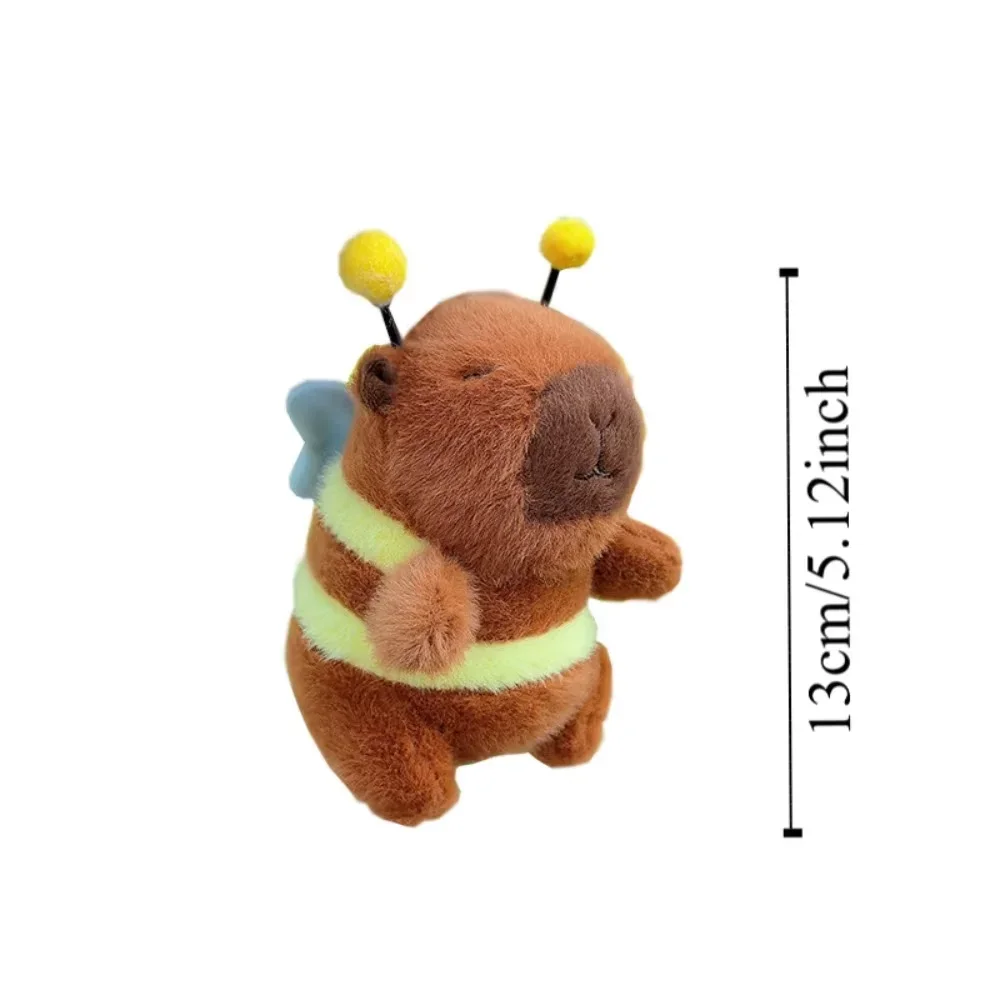 2025 Capibara Shoot Shake Wings Bee Capybara Backpack Capybara Doll Catch Doll Cute Women's Plush Birthday Gift  stuffed animals
